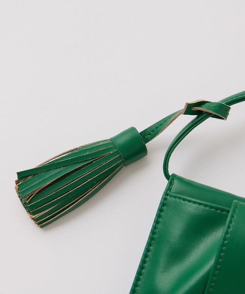 Actually（アクチュアリー）の「フェイクレザー 横型モバイルショルダー 財布（ショルダーバッグ・レディース・ブラック/グリーン/ベージュ/シルバー/パープル/グレー・フリー）」の19枚目の写真