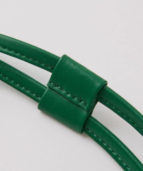 Actually（アクチュアリー）の「フェイクレザー 横型モバイルショルダー 財布（ショルダーバッグ・レディース・ブラック/グリーン/ベージュ/シルバー/パープル/グレー・フリー）」の16枚目の写真