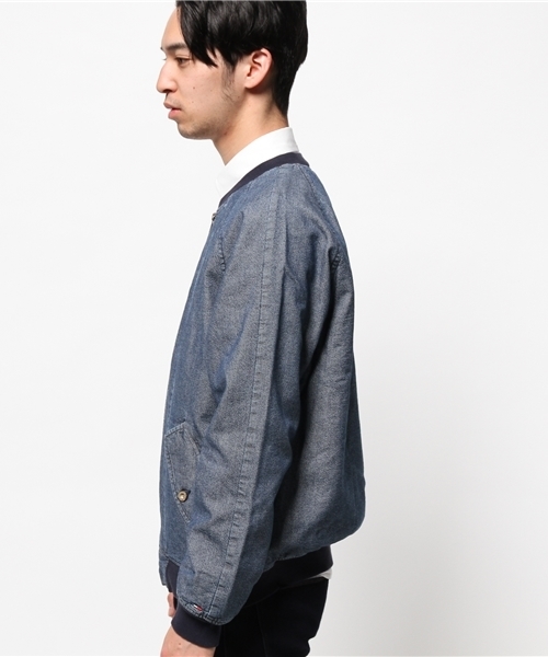 HILFIGER DENIM（ヒルフィガーデニム）の「AJ Barron bomber CUCA（ブルゾン・メンズ・ネイビー・LARGE/MEDIUM/SMALL）」の2枚目の写真