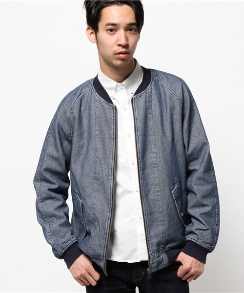 HILFIGER DENIM（ヒルフィガーデニム）の「AJ Barron bomber CUCA（ブルゾン・メンズ・ネイビー・LARGE/MEDIUM/SMALL）」の4枚目の写真