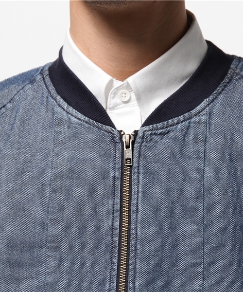 HILFIGER DENIM（ヒルフィガーデニム）の「AJ Barron bomber CUCA（ブルゾン・メンズ・ネイビー・LARGE/MEDIUM/SMALL）」の5枚目の写真