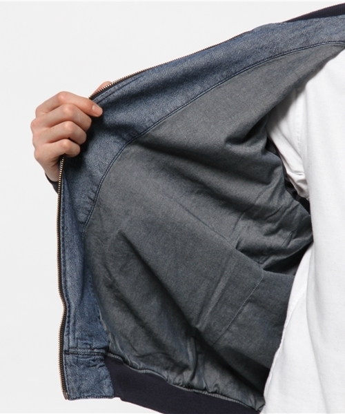HILFIGER DENIM（ヒルフィガーデニム）の「AJ Barron bomber CUCA（ブルゾン・メンズ・ネイビー・LARGE/MEDIUM/SMALL）」の10枚目の写真