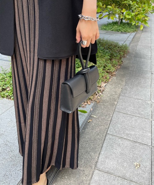 DouDou（ドゥドゥ）の「ループ2WAYハンドルバッグ（ショルダーバッグ・レディース・ホワイト/ブラック/レッド・FREE）」の5枚目の写真