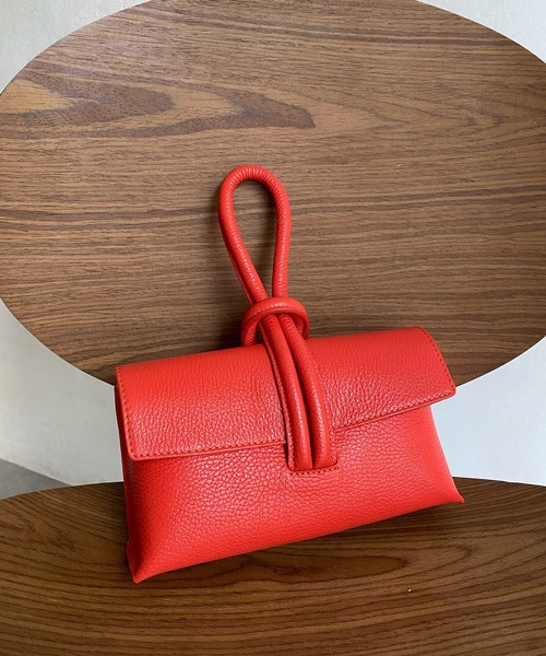 DouDou（ドゥドゥ）の「ループ2WAYハンドルバッグ（ショルダーバッグ・レディース・ホワイト/ブラック/レッド・FREE）」の12枚目の写真