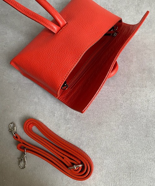 DouDou（ドゥドゥ）の「ループ2WAYハンドルバッグ（ショルダーバッグ・レディース・ホワイト/ブラック/レッド・FREE）」の17枚目の写真