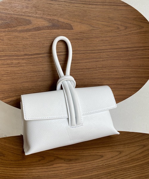 DouDou（ドゥドゥ）の「ループ2WAYハンドルバッグ（ショルダーバッグ・レディース・ホワイト/ブラック/レッド・FREE）」の22枚目の写真