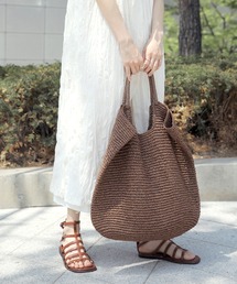 ラフィアラタンビッグバッグ