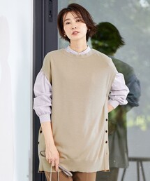 【洗える】FLORA ニットベスト