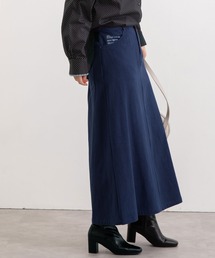 コットンかつらぎAラインスカート
