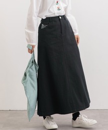 コットンかつらぎAラインスカート