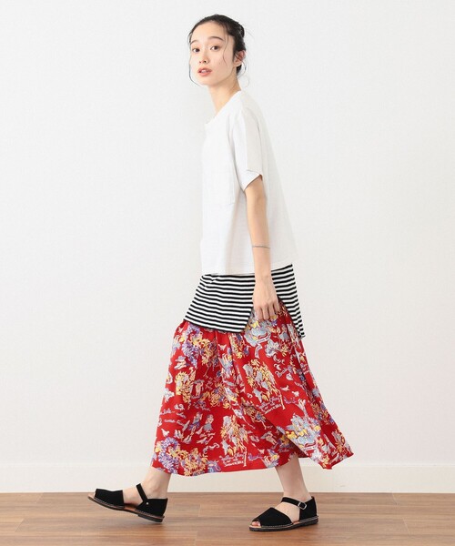 BEAMS BOY(ビームスボーイ)の「Goodwear / カスタム BIG Tシャツ(Tシャツ/カットソー・レディース・ホワイト/グレー/ブラック/ピンク/ミント/ネイビー/カーキ/オリーブ・ONE SIZE)」の10枚目の写真