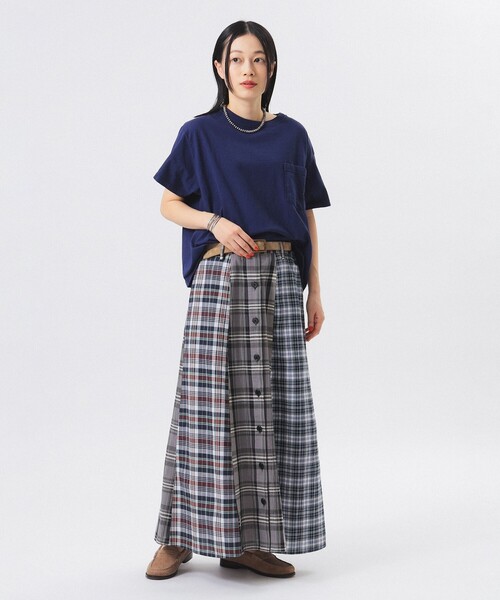 BEAMS BOY(ビームスボーイ)の「Goodwear / カスタム BIG Tシャツ(Tシャツ/カットソー・レディース・ホワイト/グレー/ブラック/ピンク/ミント/ネイビー/カーキ/オリーブ・ONE SIZE)」の15枚目の写真