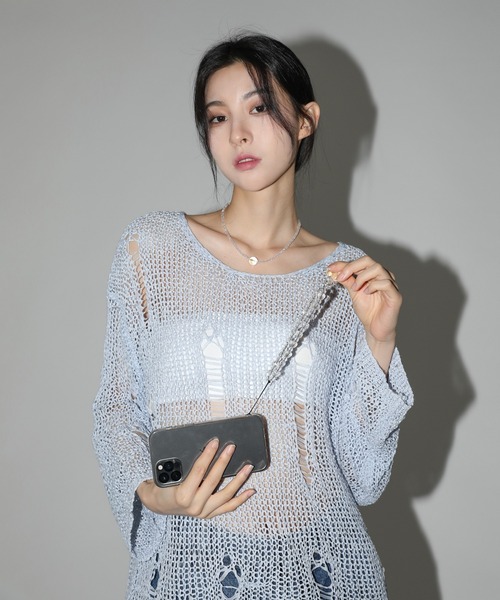 FOLLOWIN(フォロウィン)の「クリアベアーモチーフスマホストラップ(スマホケース/カバー・レディース・クリア/カラフル・ONE SIZE)」の12枚目の写真