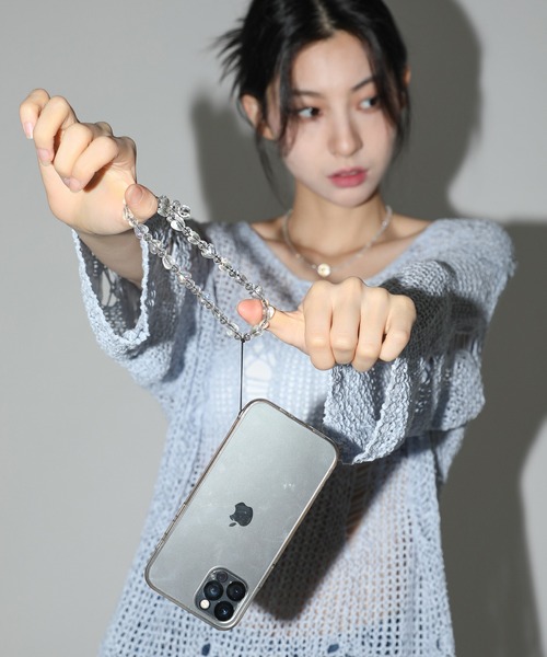 FOLLOWIN(フォロウィン)の「クリアベアーモチーフスマホストラップ(スマホケース/カバー・レディース・クリア/カラフル・ONE SIZE)」の17枚目の写真