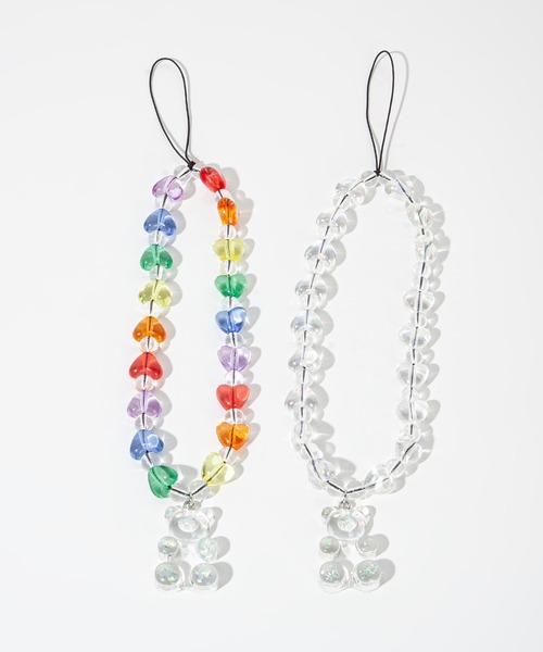 FOLLOWIN(フォロウィン)の「クリアベアーモチーフスマホストラップ(スマホケース/カバー・レディース・クリア/カラフル・ONE SIZE)」の11枚目の写真