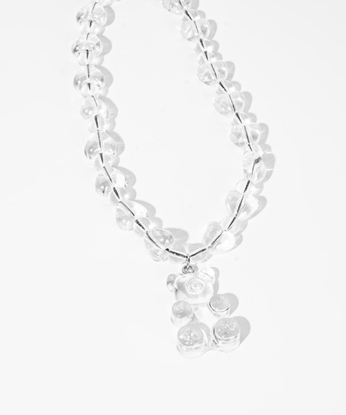 FOLLOWIN(フォロウィン)の「クリアベアーモチーフスマホストラップ(スマホケース/カバー・レディース・クリア/カラフル・ONE SIZE)」の4枚目の写真