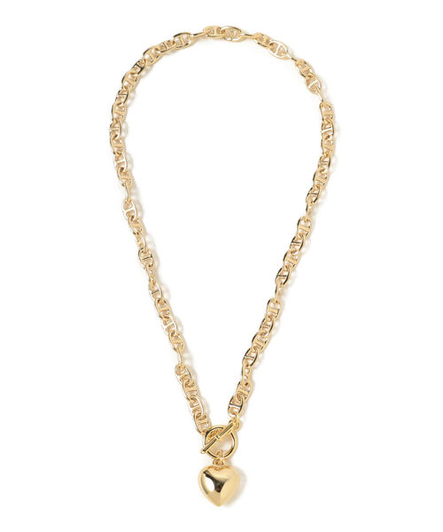 Ray BEAMS(レイビームス)の「Ray BEAMS / マリンチェーン ハート ネックレス(ネックレス・レディース・シルバー/ゴールド・ONE SIZE)」の6枚目の写真