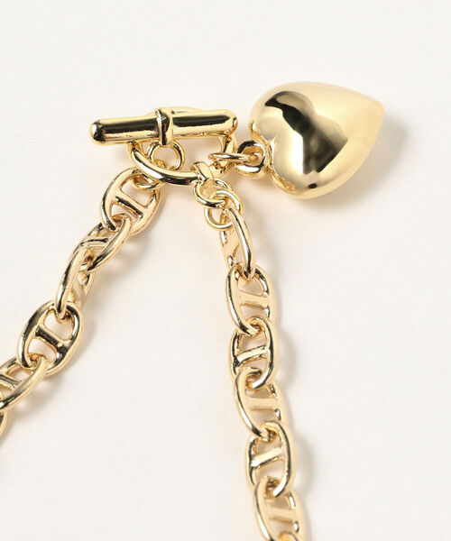 Ray BEAMS(レイビームス)の「Ray BEAMS / マリンチェーン ハート ネックレス(ネックレス・レディース・シルバー/ゴールド・ONE SIZE)」の9枚目の写真