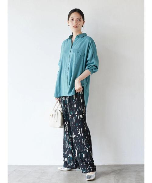 AMERICAN HOLIC(アメリカンホリック)の「美・美・美ストレートプリントパンツ(その他パンツ・レディース・グレー/ブラック・S/L/XS/M)」の22枚目の写真