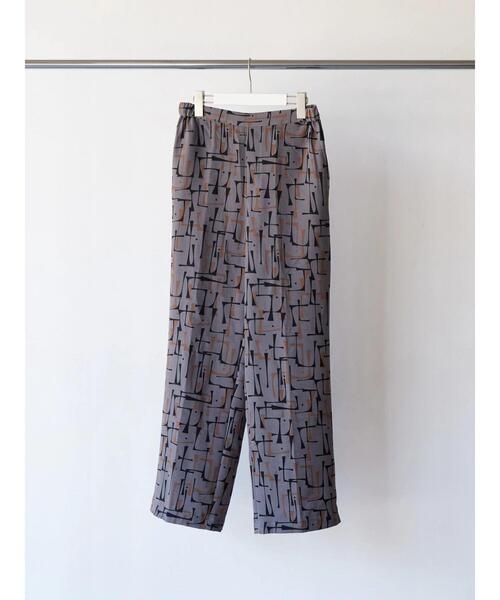 AMERICAN HOLIC(アメリカンホリック)の「美・美・美ストレートプリントパンツ(その他パンツ・レディース・グレー/ブラック・S/L/XS/M)」の18枚目の写真