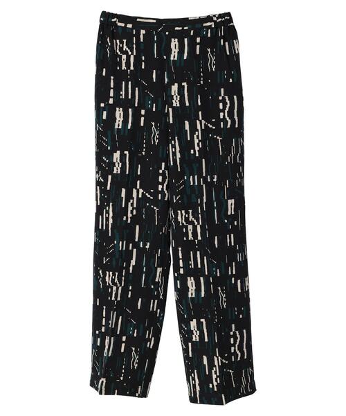 AMERICAN HOLIC(アメリカンホリック)の「美・美・美ストレートプリントパンツ(その他パンツ・レディース・グレー/ブラック・S/L/XS/M)」の3枚目の写真