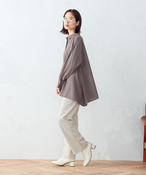 COMME CA ISM(コムサイズム)の「ジャカード柄パンツ(その他パンツ・レディース・ブラウン系/ベージュ系・MEDIUM/LARGE)」の3枚目の写真