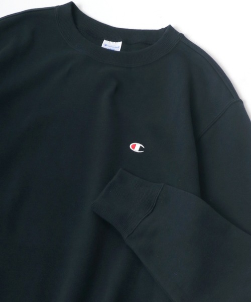 Champion(チャンピオン)の「Champion/チャンピオン ワンポイントロゴ刺繍 スウェット レディース メンズ トレーナー(スウェット・メンズ・ホワイト/ブラック/ネイビー/ブラウン/グレー/ブルー/アーミー/オートミール・M/L/XL)」の7枚目の写真