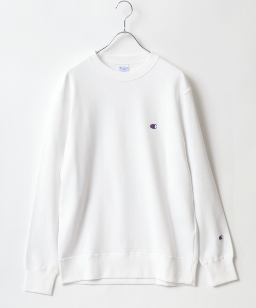 Champion(チャンピオン)の「Champion/チャンピオン ワンポイントロゴ刺繍 スウェット レディース メンズ トレーナー(スウェット・メンズ・ホワイト/ブラック/ネイビー/ブラウン/グレー/ブルー/アーミー/オートミール・M/L/XL)」の9枚目の写真