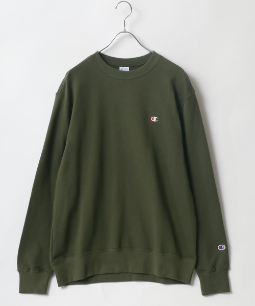 Champion(チャンピオン)の「Champion/チャンピオン ワンポイントロゴ刺繍 スウェット レディース メンズ トレーナー(スウェット・メンズ・ホワイト/ブラック/ネイビー/ブラウン/グレー/ブルー/アーミー/オートミール・M/L/XL)」の16枚目の写真