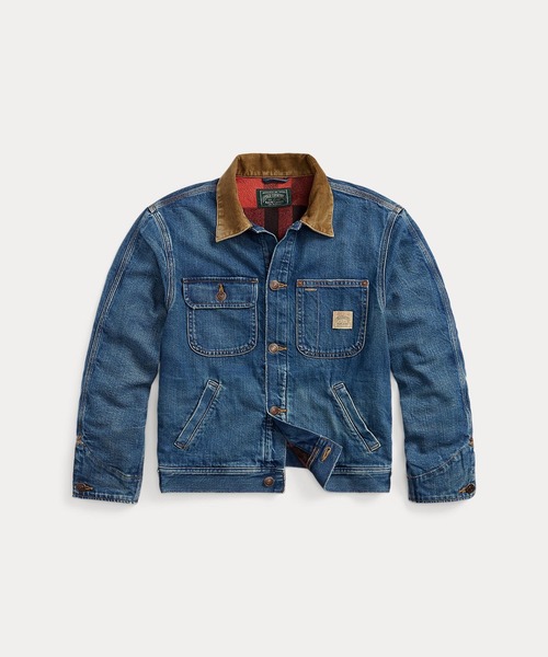 POLO RALPH LAUREN CHILDRENSWEAR(ポロ ラルフ ローレン チルドレンズウェア)の「コーデュロイカラー デニム ジャケット(デニムジャケット・キッズ・マルチ・L/XL/S/M)」の4枚目の写真