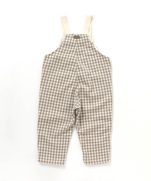 apres les cours(アプレレクール)の「コーデュロイサロペット(サロペット/オーバーオール・キッズ・チェック/ベージュ・100/110/120)」の4枚目の写真
