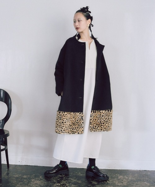 マニャーナスエルテmanana suerteレオパードコート&ティペットセット manana suerte（マニャーナスエルテ）の「SPECIAL EDITION レオパード