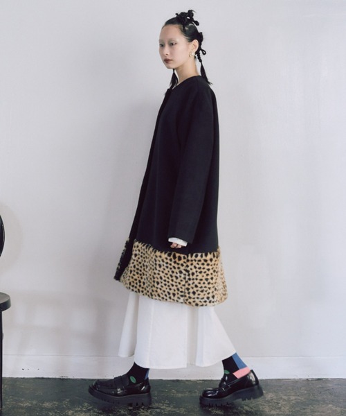 マニャーナスエルテmanana suerteレオパードコート&ティペットセット manana suerte（マニャーナスエルテ）の「SPECIAL EDITION ファー