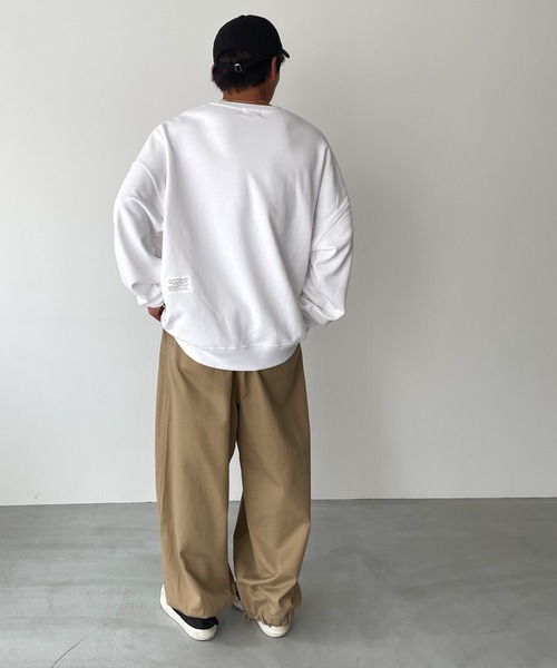 CANAL JEAN（キャナルジーン）の「1975 TOKYO(1975 トーキョー) "EVERYONE"裏毛クルーネックトレーナー（スウェット・レディース・ホワイト/ブラック/グレー・LARGE/X-LARGE）」の9枚目の写真