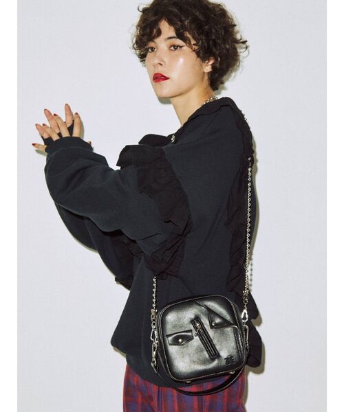 jouetie（ジュエティ）の「マルチフリルプルオーバー（Tシャツ/カットソー・レディース・オフホワイト/ブラック/パープル/レッド・MEDIUM）」の15枚目の写真