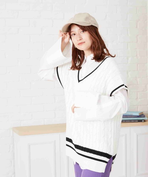 acro（アクロ）の「ビックカフスシャツ/AC2308（シャツ/ブラウス・レディース・ホワイト/ブルー・ﾌﾘ-）」の18枚目の写真