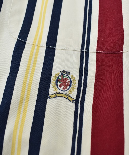 TOMMY HILFIGER（トミーヒルフィガー）の「【ヴィンテージ古着】TOMMY HILFIGER / トミーヒルフィガー マルチストライプ ボタンダウンシャツ（シャツ/ブラウス・メンズ・その他・LARGE）」の5枚目の写真