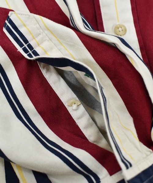TOMMY HILFIGER（トミーヒルフィガー）の「【ヴィンテージ古着】TOMMY HILFIGER / トミーヒルフィガー マルチストライプ ボタンダウンシャツ（シャツ/ブラウス・メンズ・その他・LARGE）」の8枚目の写真