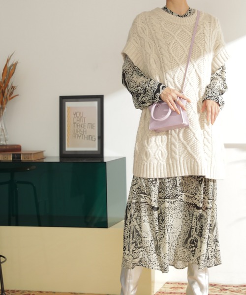 Mirror Mirror on the wall（ミラーミラー）の「(MIRROR MIRROR ON THE WALL)ケーブルニット