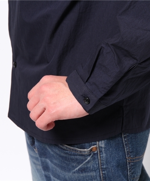 WHO'S WHO gallery(フーズフーギャラリー)の「【GIGGER】ノーカラーシャツ(シャツ/ブラウス・メンズ・ブラック/ネイビー・LARGE/MEDIUM)」の9枚目の写真