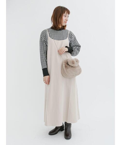 Lugnoncure(ルノンキュール)の「千鳥ジャカードハイネックニット(ニット/セーター・レディース・ブラック/イエロー/グリーン・フリ-)」の16枚目の写真