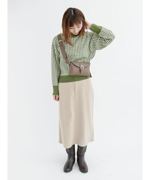 Lugnoncure(ルノンキュール)の「千鳥ジャカードハイネックニット(ニット/セーター・レディース・ブラック/イエロー/グリーン・フリ-)」の18枚目の写真