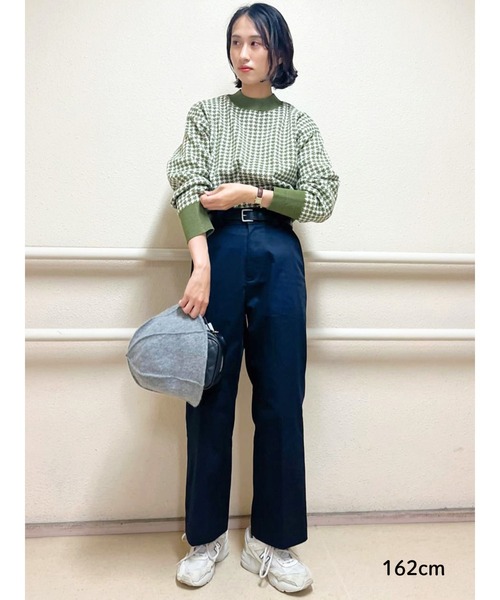 Lugnoncure(ルノンキュール)の「千鳥ジャカードハイネックニット(ニット/セーター・レディース・ブラック/イエロー/グリーン・フリ-)」の14枚目の写真