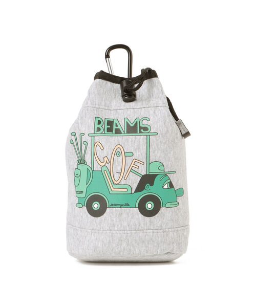 BEAMS GOLF(ビームスゴルフ)の「Jeremyville × BEAMS GOLF / 別注 ゴルフ ポーチ(その他小物・メンズ・グレー・ONE SIZE)」の9枚目の写真