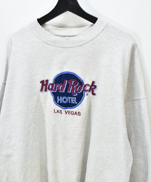 VINTAGE（ヴィンテージ）の「【ヴィンテージ古着】Hard Rock CAFE/ハードロックカフェ HOTELロゴ刺繍 スウェット（スウェット・メンズ・グレー・X-LARGE）」の4枚目の写真