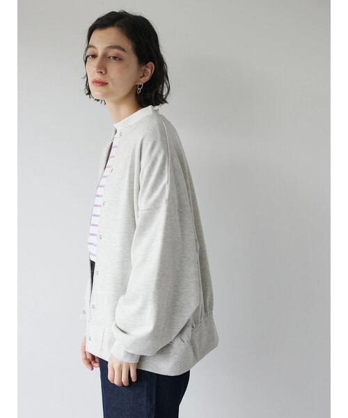 CRAFT STANDARD BOUTIQUE(クラフトスタンダードブティック)の「リングドットカーディガン(カーディガン/ボレロ・レディース・チャコールグレー/ブルーグリーン/ナチュラル/マスタード/ブラック・FREE)」の12枚目の写真