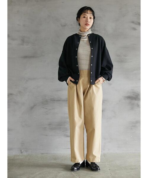 CRAFT STANDARD BOUTIQUE(クラフトスタンダードブティック)の「リングドットカーディガン(カーディガン/ボレロ・レディース・チャコールグレー/ブルーグリーン/ナチュラル/マスタード/ブラック・FREE)」の16枚目の写真