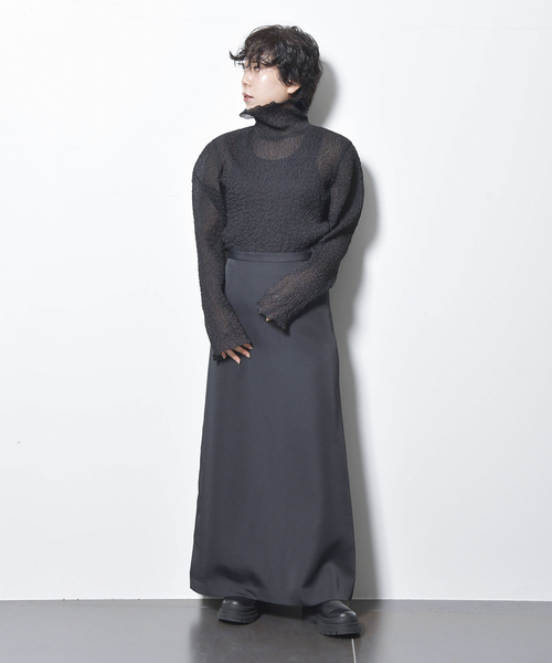 CITYSHOP シティーショップ 23SS KUSH KUSH HIGH NECK クシュクシュハイネックカットソー 23070042201010 アイボリー F CITYSHOP シティーショップ 23SS KUSH KUSH HIGH NECK