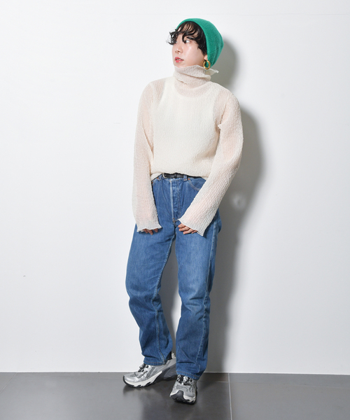 CITYSHOP シティーショップ 23SS KUSH KUSH HIGH NECK クシュクシュハイネックカットソー 23070042201010 アイボリー F CITYSHOP シティーショップ 23SS KUSH KUSH HIGH NECK
