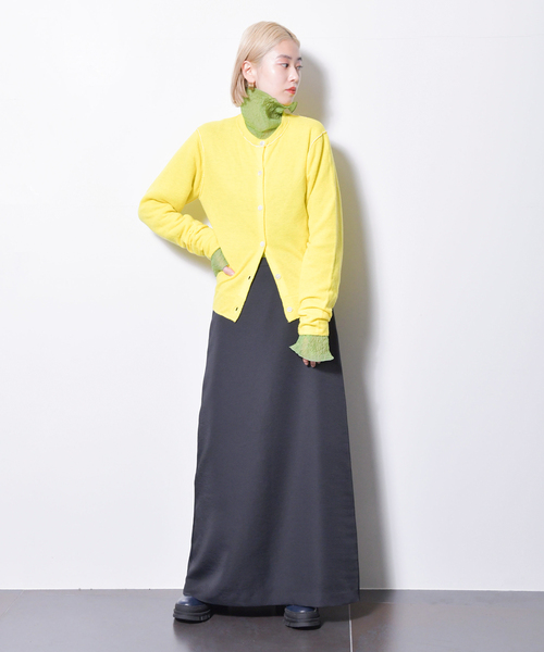 CITYSHOP（シティーショップ）の「KUSH KUSH HIGH NECK：カットソー（Tシャツ/カットソー・レディース・グリーン/ブラック/アイボリー・FREE）」の18枚目の写真